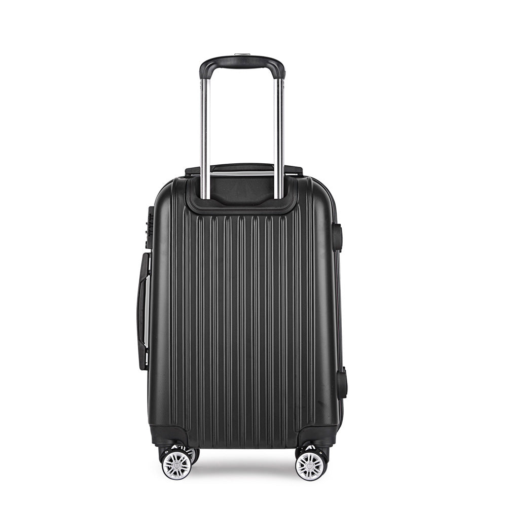 Wanderlite 20 Luggage Trolley Travel Suitcase Set Hard Case Shell Lightweight"