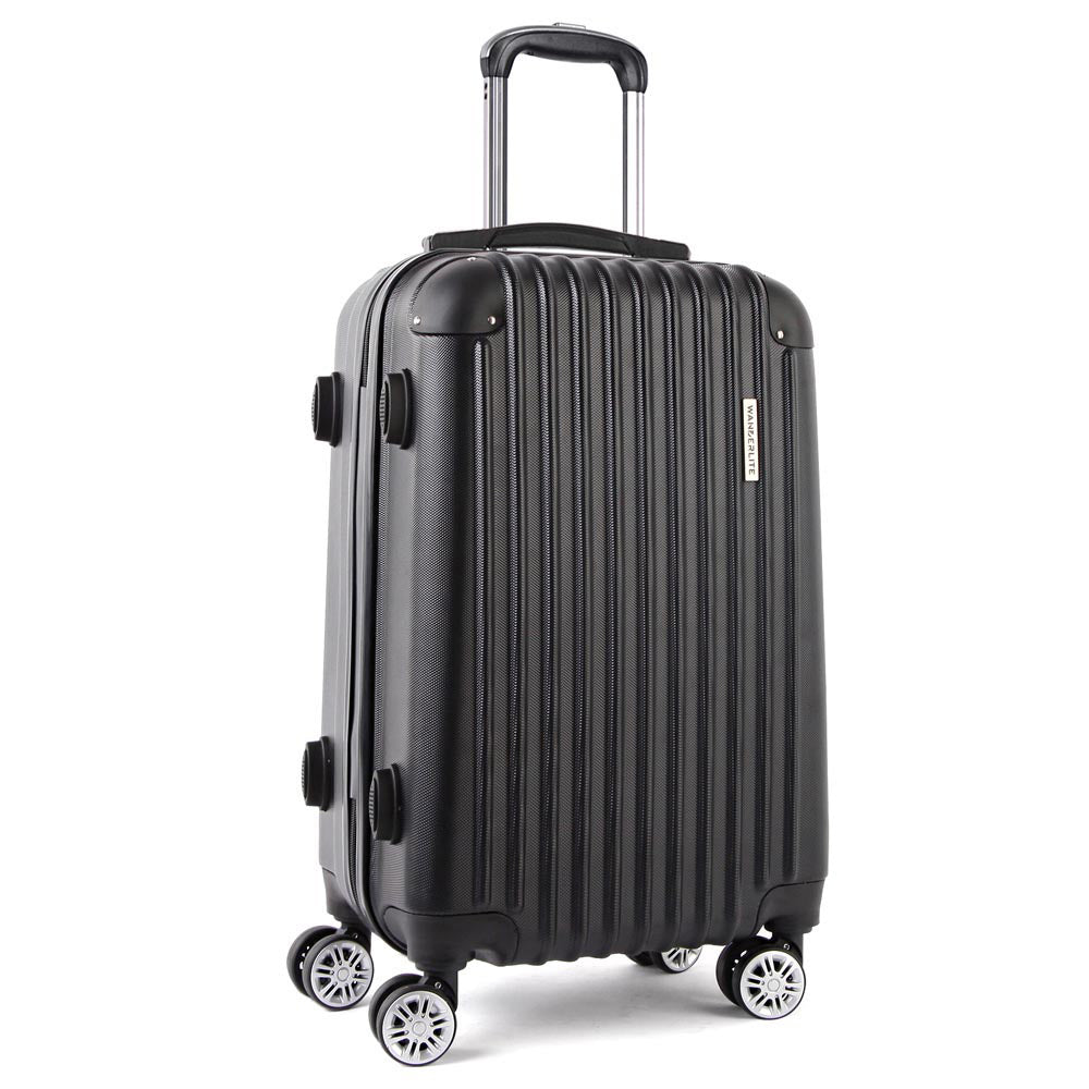 Wanderlite 28 Luggage Suitcase Hardcase Carry On Trolley Set Travel"